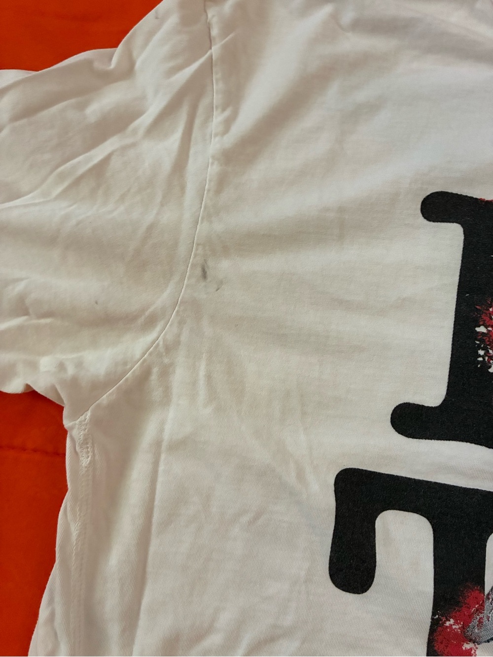 VLONE Shirt Mens Medium White Graphic Logo Crew Neck Short Sleeve - Picture 8 of 8